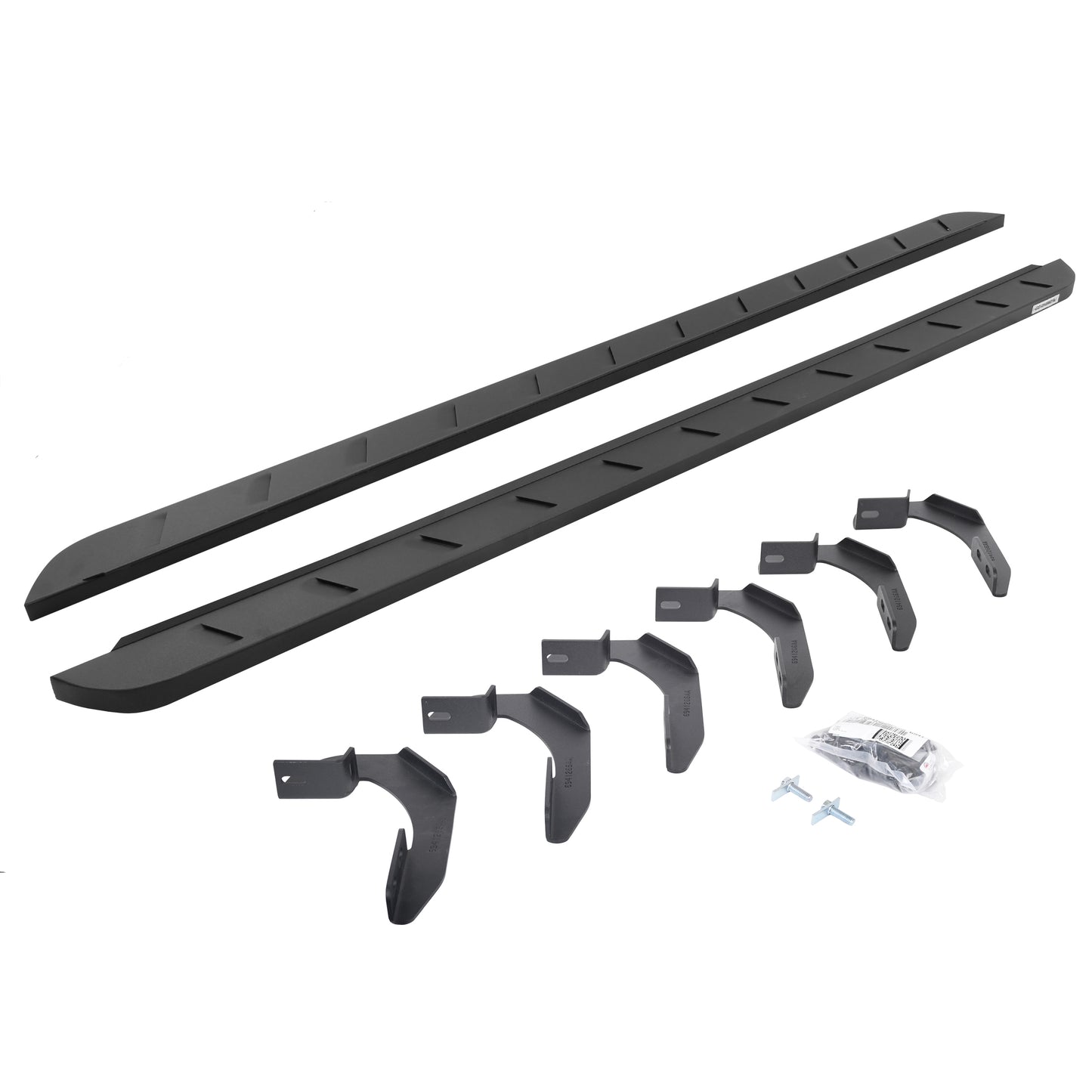 Go Rhino 63415087SPC RB10 Slim Line Running Boards With Mounting Brackets Textured Black