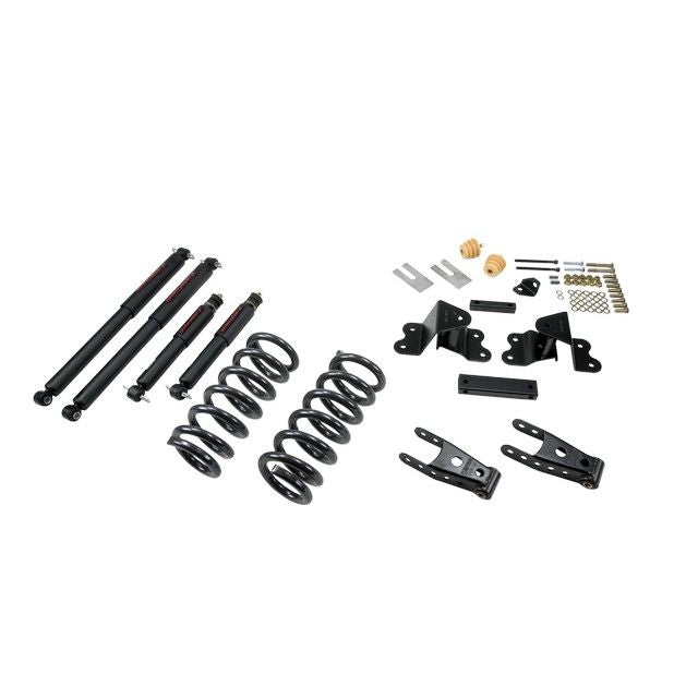 BELLTECH 691ND LOWERING KITS Front And Rear Complete Kit W/ Nitro Drop 2 Shocks 1988-1998 Chevrolet Silverado/Sierra C1500 (Ext Cab) 2 in. or 3 in. F/4 in. R drop W/ Nitro Drop II Shocks
