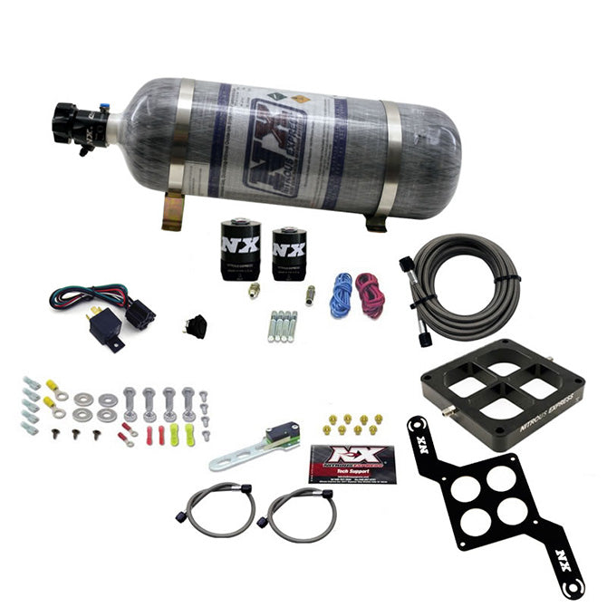 Nitrous Express DOMINATOR SINGLE ENTRY BILLET CROSSBAR RNC (250-750HP) W/COMPOSITE BOTTLE NX-63870-12