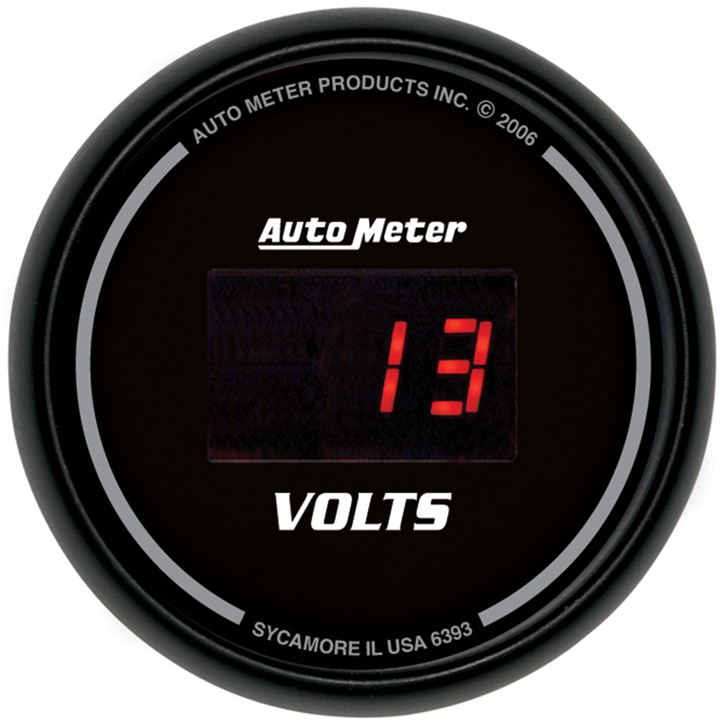 AutoMeter 2-1/16 in. VOLTMETER 8-18V SPORT-COMP DIGITAL 6393