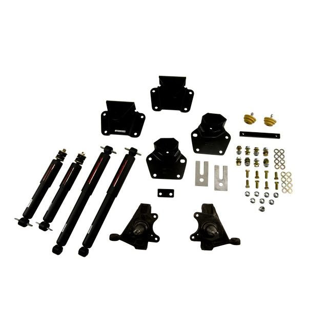 BELLTECH 807ND LOWERING KITS Front And Rear Complete Kit W/ Nitro Drop 2 Shocks 1987-1990 Dodge Dakota (Std Cab V8) 2 in. F/4 in. R drop W/ Nitro Drop II Shocks