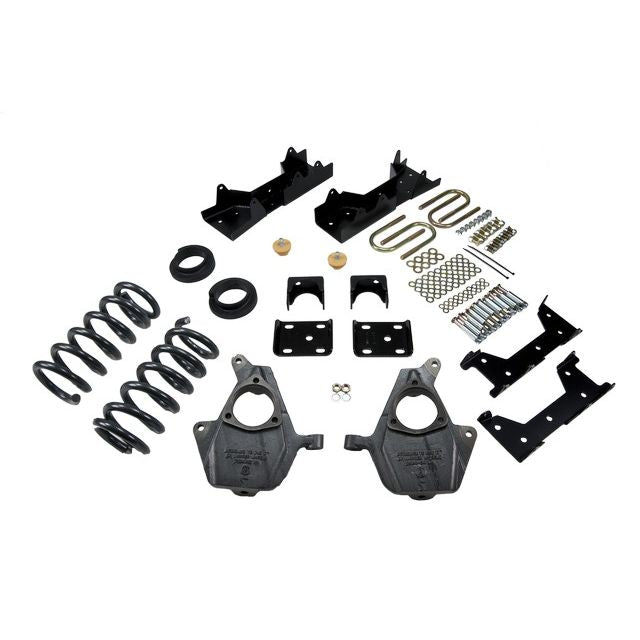 BELLTECH 667 LOWERING KITS Front And Rear Complete Kit W/O Shocks 2001-2006 Chevrolet Silverado/Sierra (Std Cab) 4 in. or 5 in. F/6 in. R drop W/O Shocks