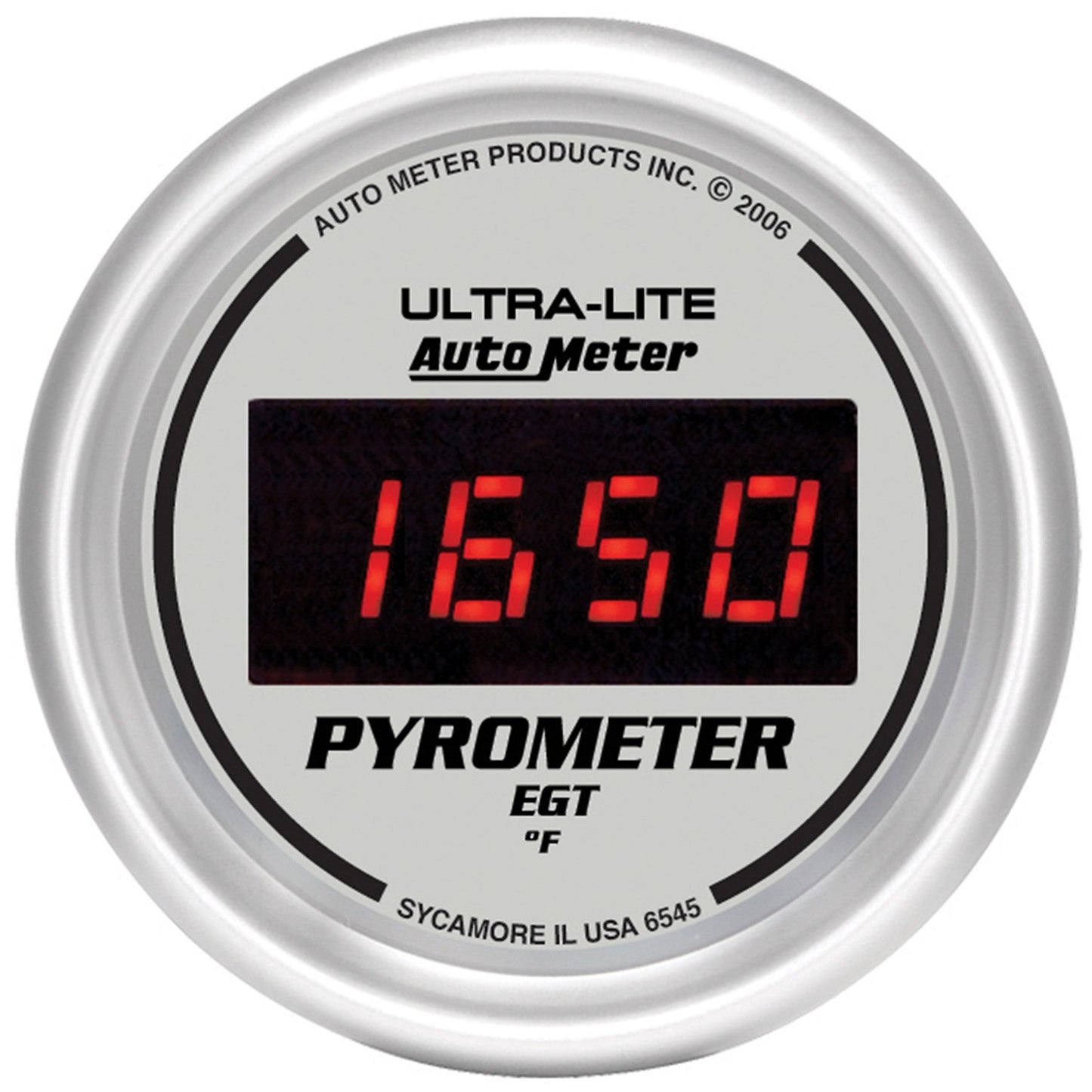 AutoMeter 2-1/16 in. PYROMETER 0-2000 Fahrenheit ULTRA-LITE DIGITAL 6545
