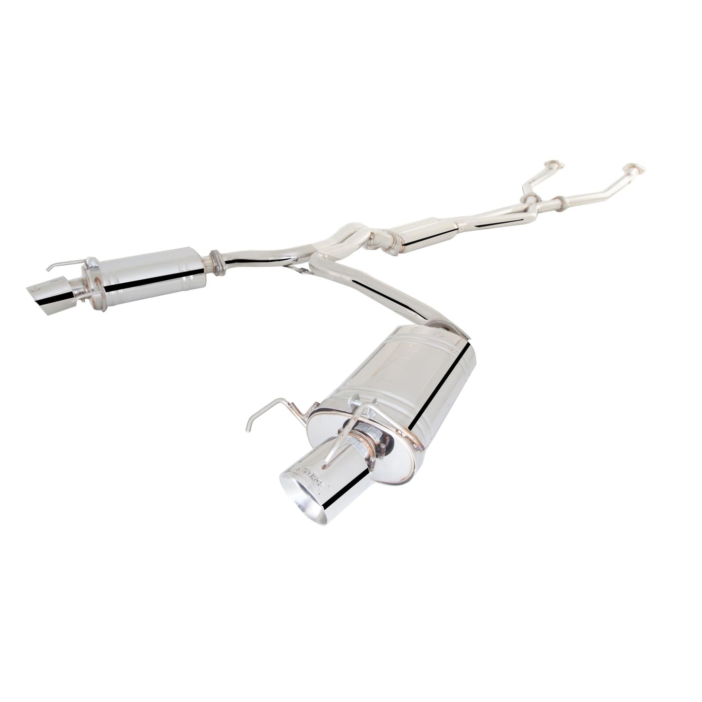 XFORCE Lexus IS 250/350 6cyl 2005-2013 Dual Cat-Back System; Exhaust System Kit ES-LIS350-CBS