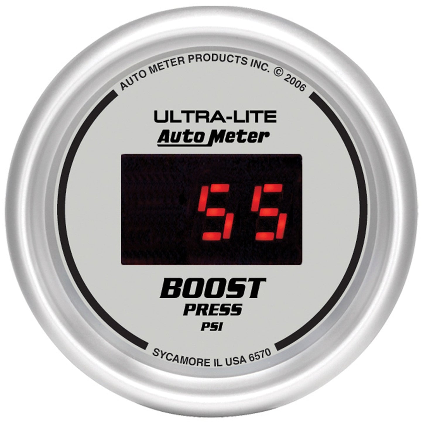 AutoMeter 2-1/16 in. BOOST 5-60 PSI ULTRA-LITE DIGITAL 6570