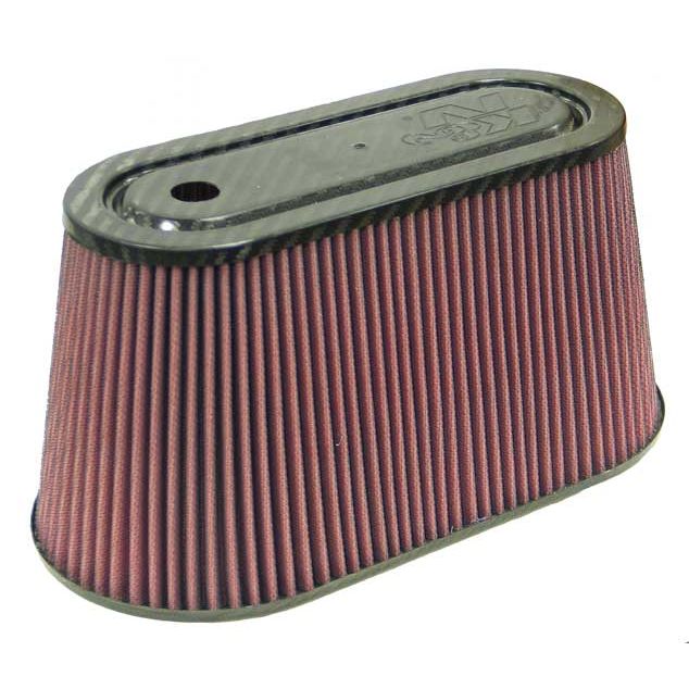 K&N RP-5070 Universal Air Filter - Carbon Fiber Top and Base