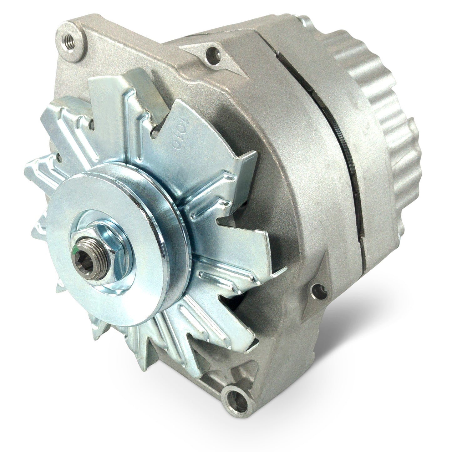 Proform Alternator; GM 73-86 w/ Internal Reg; Machined Pulley; Natural Finish; 100% New 66436