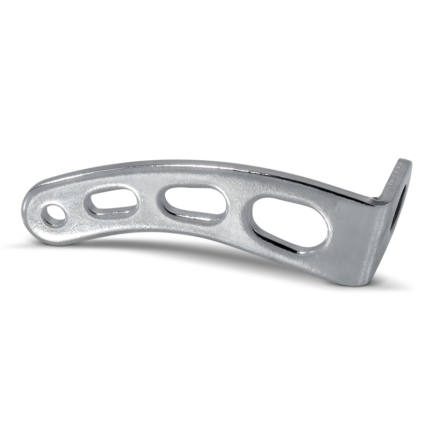 Proform Engine Carburetor Return Spring Bracket; Fits Most Fords Applications; Chrome 66616