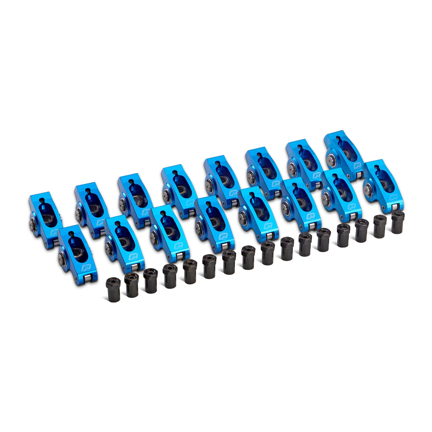 Proform Engine Roller Rocker Arm Set; 1.6 Ratio 3/8 Stud; Self Aligning ; Fits SB Chevy 66915