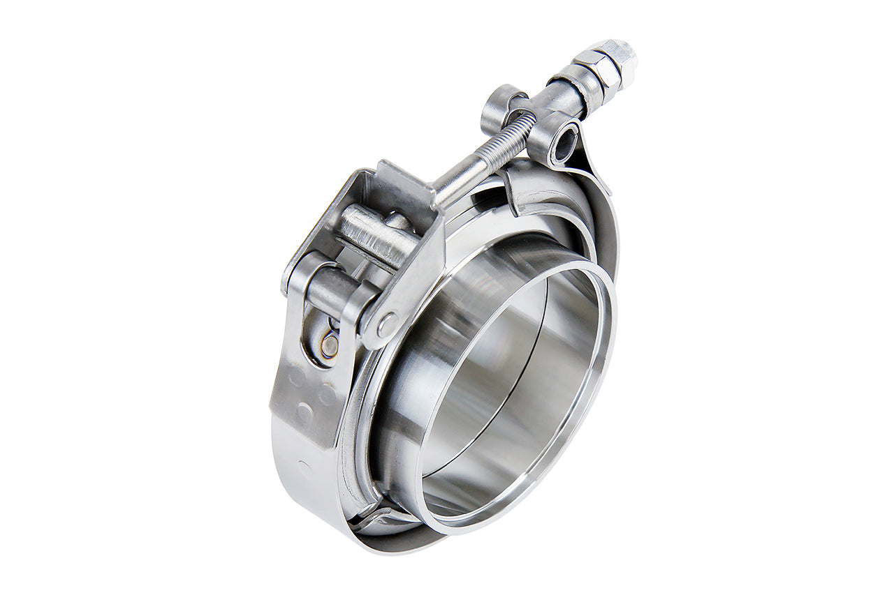 HPS Performance V-band Clamp With Interlocking Stainless Steel Flanges For 4.5" OD Tubing. VCKIT-SS-450
