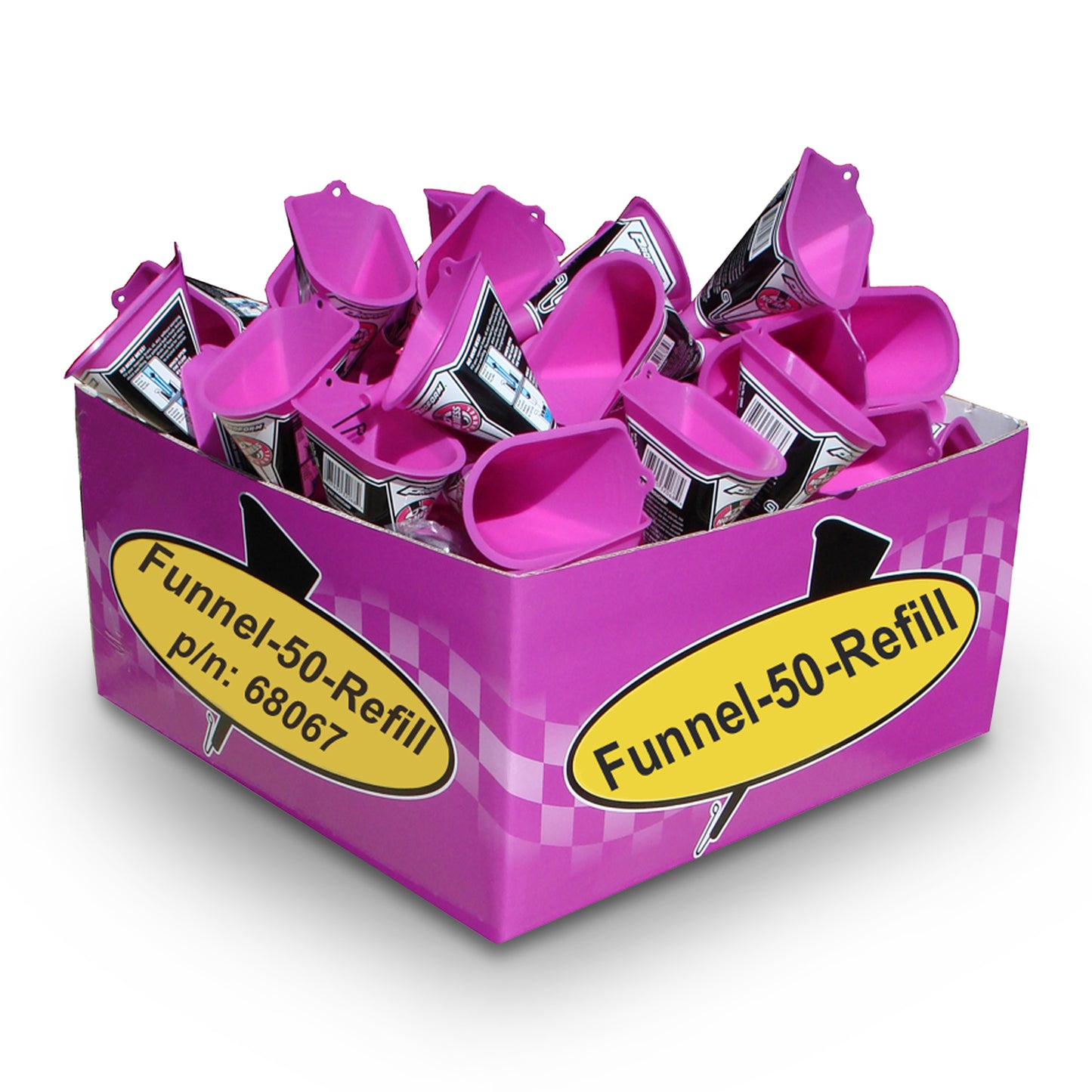 Proform No-Mess' Funnel Refill Pack for Merchandiser #68069; 50 Pieces 68067