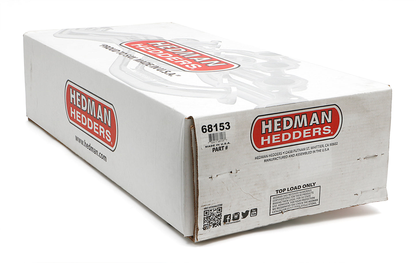 Hedman Hedders HEDMAN HEADERS 1968-72 CHEVELLE/EL CAMINO (AND RELATED A-BODIES) LS SWAP HEADERS; AUTO TRANSMISSION; 1-3/4 IN. LONG TUBE; 3 IN. BALL/SOCKET COLLECTOR- BLACK MAXX CERAMIC COATED 68153
