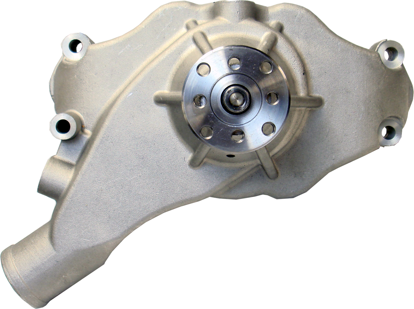 Proform Engine Water Pump; Mechanical Short Style; High Flow Model; Satin; BB Chevy 68243