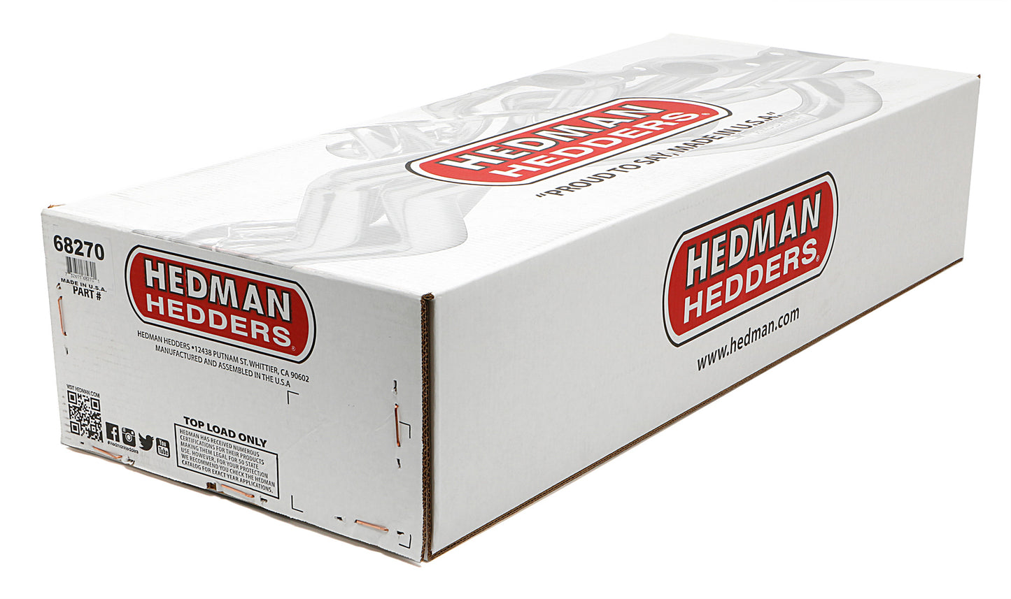 Hedman Hedders STANDARD UNCOATED HEADERS; 1-5/8 IN. TUBE DIA.; 3 IN. COLL.; FULL LENGTH DESIGN 68270