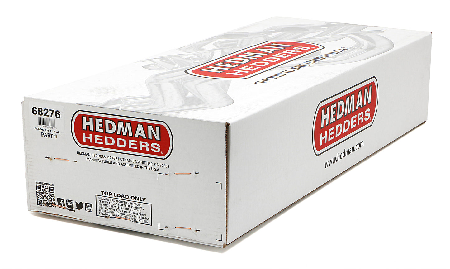Hedman Hedders HTC COATED HEADERS; 1-5/8 IN. TUBE DIA.; 3 IN. COLL.; FULL LENGTH DESIGN 68276
