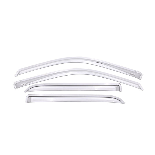 Auto Ventshade 684109 Chrome Ventvisor Side Window Deflector 4-Piece Set For 2009-2018 Dodge Ram 1500 W/Crew Cab 2010-2023 Ram 2500/3500 W/Crew/Mega Cab; 2019-2022Ram 1500 Classic; Crew Cab
