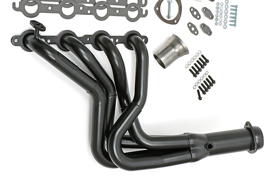 Hedman Hedders STEPPED-HTC HEADERS FOR 1998-2002 CHEVROLET CAMARO OR PONTIAC FIREBIRD; 5.7L LS ENGINE; 1-5/8 IN. TO 1-3/4 IN. STEPPED TUBE DIAMETER; 3 IN. BALL/SOCKET COLLECTOR; UNCOATED MILD STEEL CONSTRUCTION 68534