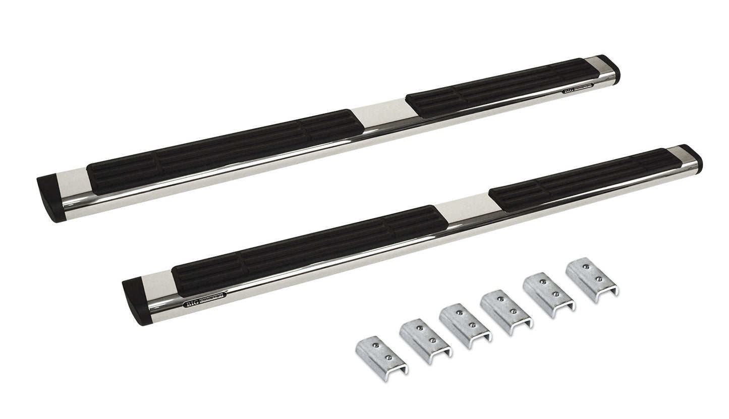 Go Rhino 686036880PS 6" OE Xtreme SideSteps With Mounting Bracket Kit Polished Stainless Steel