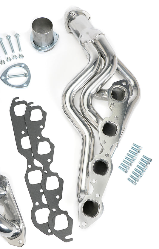 Hedman Hedders STANDARD-DUTY SILVER CERAMIC COATED HEADERS FOR 64-67 GM A-BODY; 1-3/4 IN. TUBE DIA; 3 IN. COLL; MID-LENGTH 68666