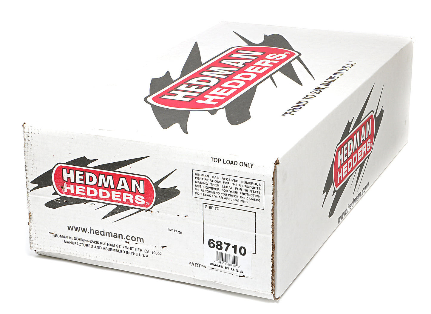 Hedman Hedders LS SWAP HEADERS; MID LENGTH; 67-69 CAMARO/FIREBIRD (F-BODY) & 68-74 NOVA/VENTURA (X-BODY); UNCOATED 68710