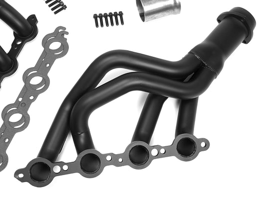 Hedman Hedders LS SWAP HEADERS; MID LENGTH; 67-69 CAMARO/FIREBIRD (F-BODY) & 68-74 NOVA/VENTURA (X-BODY); BLACK MAXX BLACK CERAMIC COATED 68713
