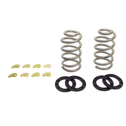 BELLTECH 12463 PRO COIL SPRING SET 1 or 2 in. Lowered Front Ride Height 2007-2018 Chevrolet Silverado/Sierra 1500 (Ext/Crew Cab) 07-12 Escalade/Denali 1 in. or 2 in. Drop