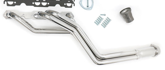 Hedman Hedders S10 / SB CHEVY V8 UNDER CHASSIS DESIGN ENGINE SWAP HEADERS SWAP HEADERS; 1-1/2 IN. LONG TUBE- HTC SILVER CERAMIC COATED 69036