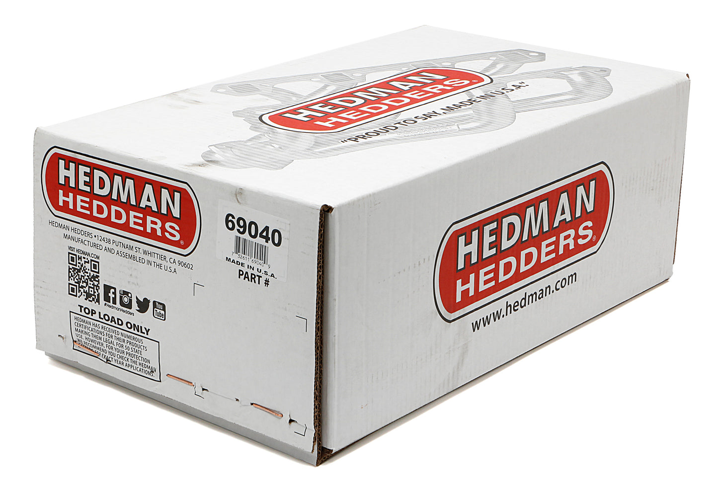 Hedman Hedders HEDMAN HEADERS 1982-04 CHEVY/GMC S10/S15 (2WD) LS SWAP HEADERS; 1-1/2 IN. MID-LENGTH TUBE; 2-1/2 IN. BALL COLLECTOR- UNCOATED 69040