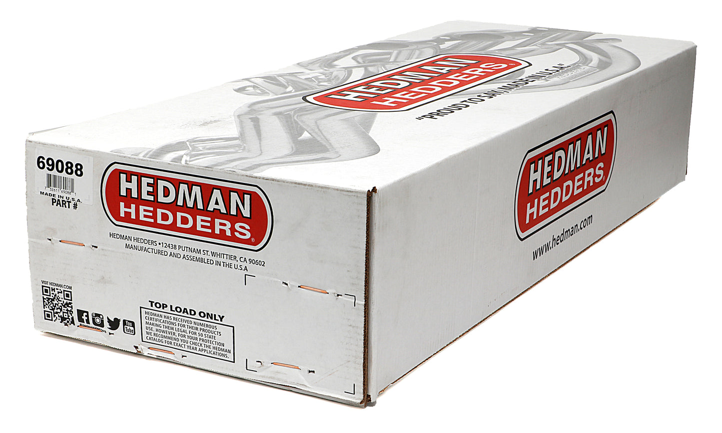 Hedman Hedders ELITE HEADERS; 1-3/4 IN. TUBE DIA.; 3 IN. COLL.; FULL LENGTH DESIGN 69088