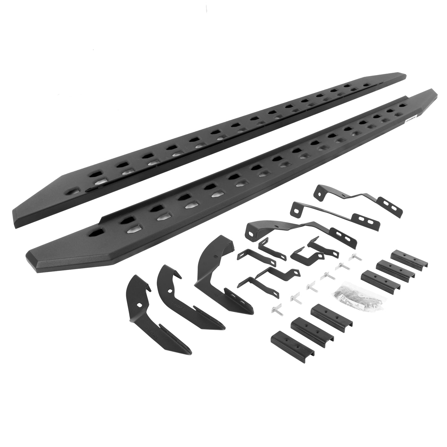 Go Rhino 69404280SPC RB10 Slim Line Running Boards With Mounting Brackets Textured Black