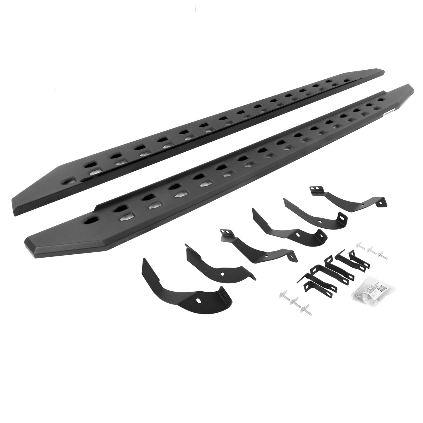 Go Rhino 69405187SPC RB10 Slim Line Running Boards With Mounting Brackets Textured Black