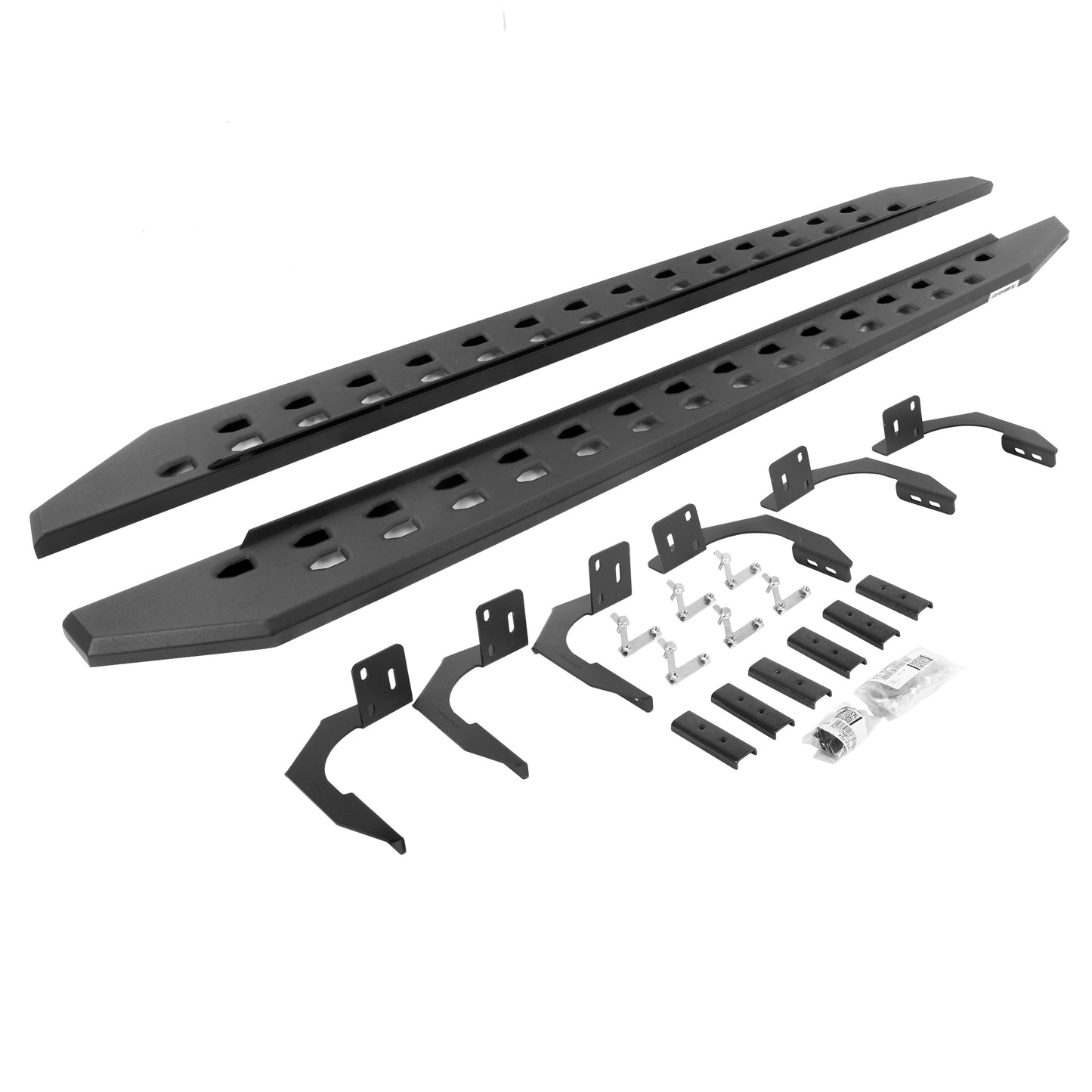 Go Rhino 69410687SPC RB10 Slim Line Running Boards With Mounting Brackets Textured Black