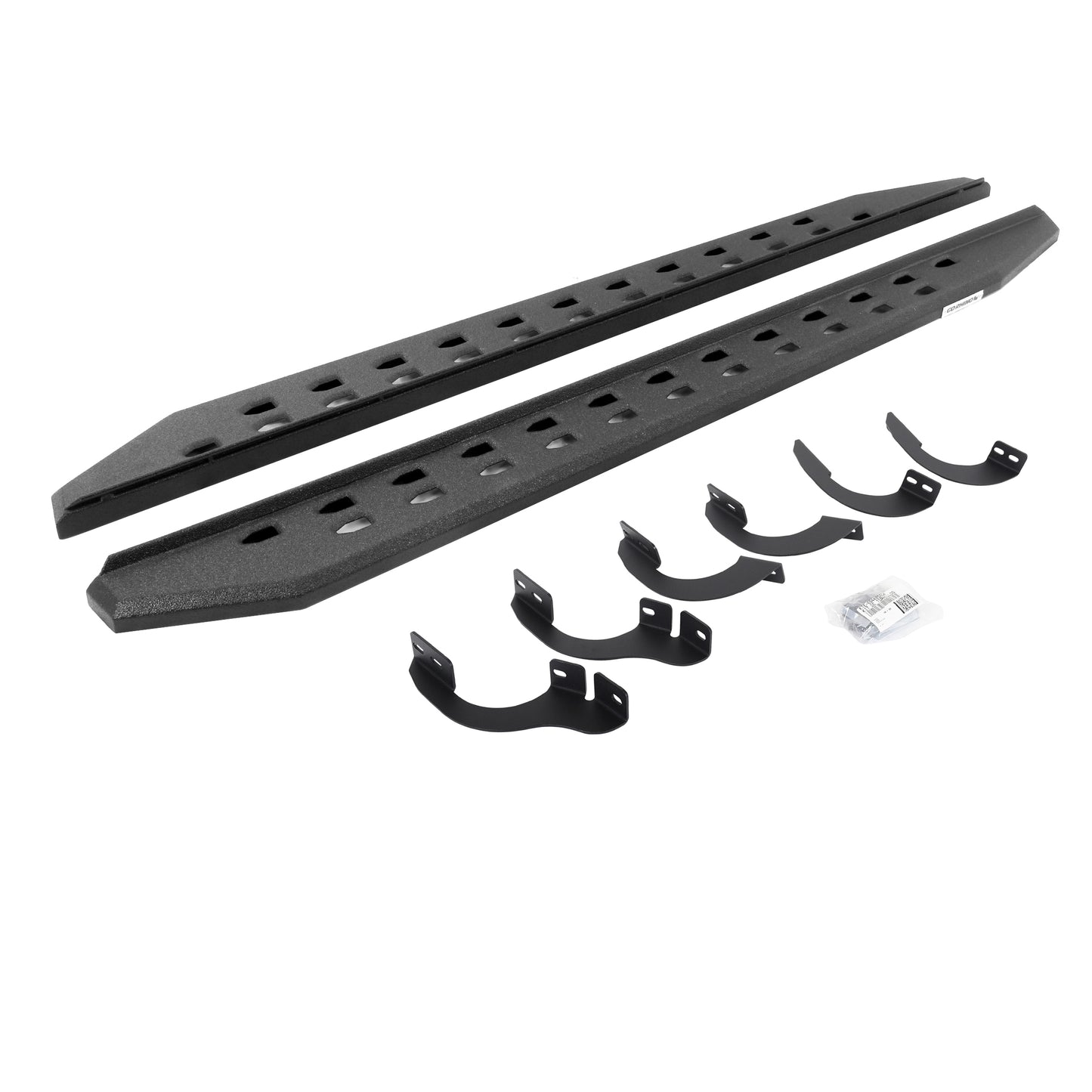 Go Rhino 69442568ST RB20 Slim Line Running Boards With Mounting Brackets Protective Bedliner Coating
