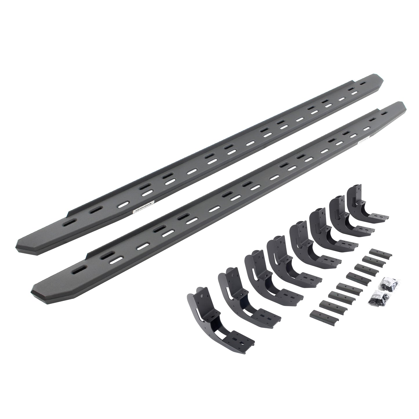 Go Rhino 69604887SPC RB30 Slim Line Running Boards With Mounting Bracket Kit Textured Black