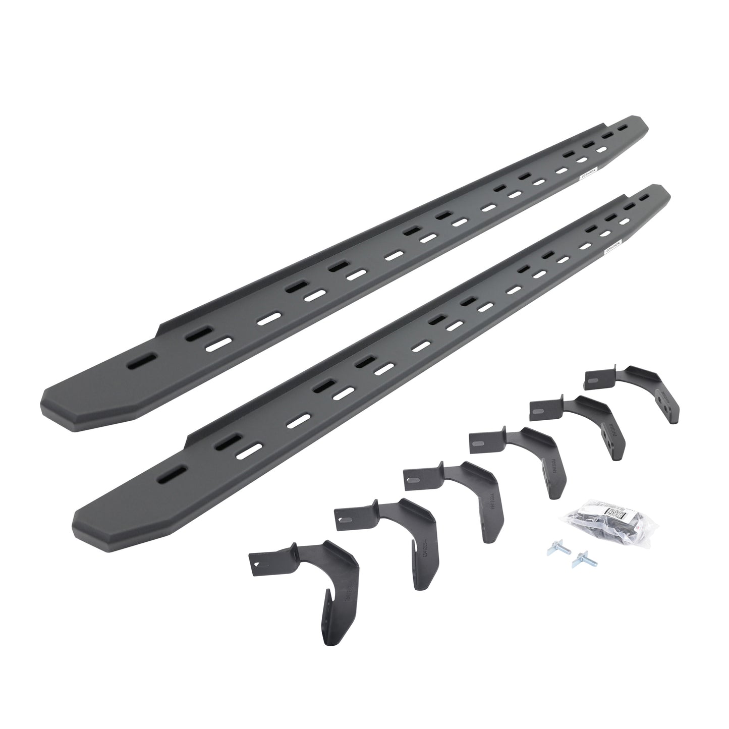 Go Rhino 69612680SPC RB30 Slim Line Running Boards With Mounting Bracket Kit Textured Black