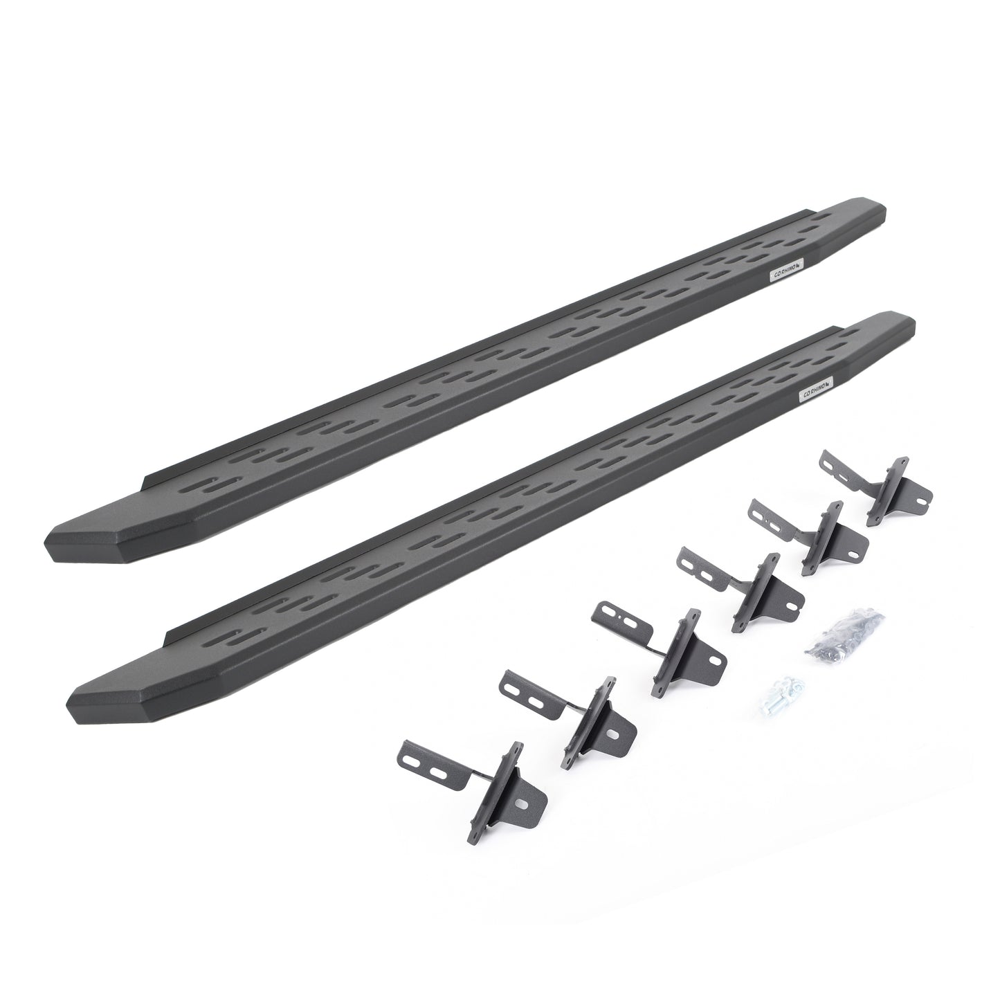 Go Rhino 69612973PC RB30 Running Boards With Mounting Bracket Kit Textured Black