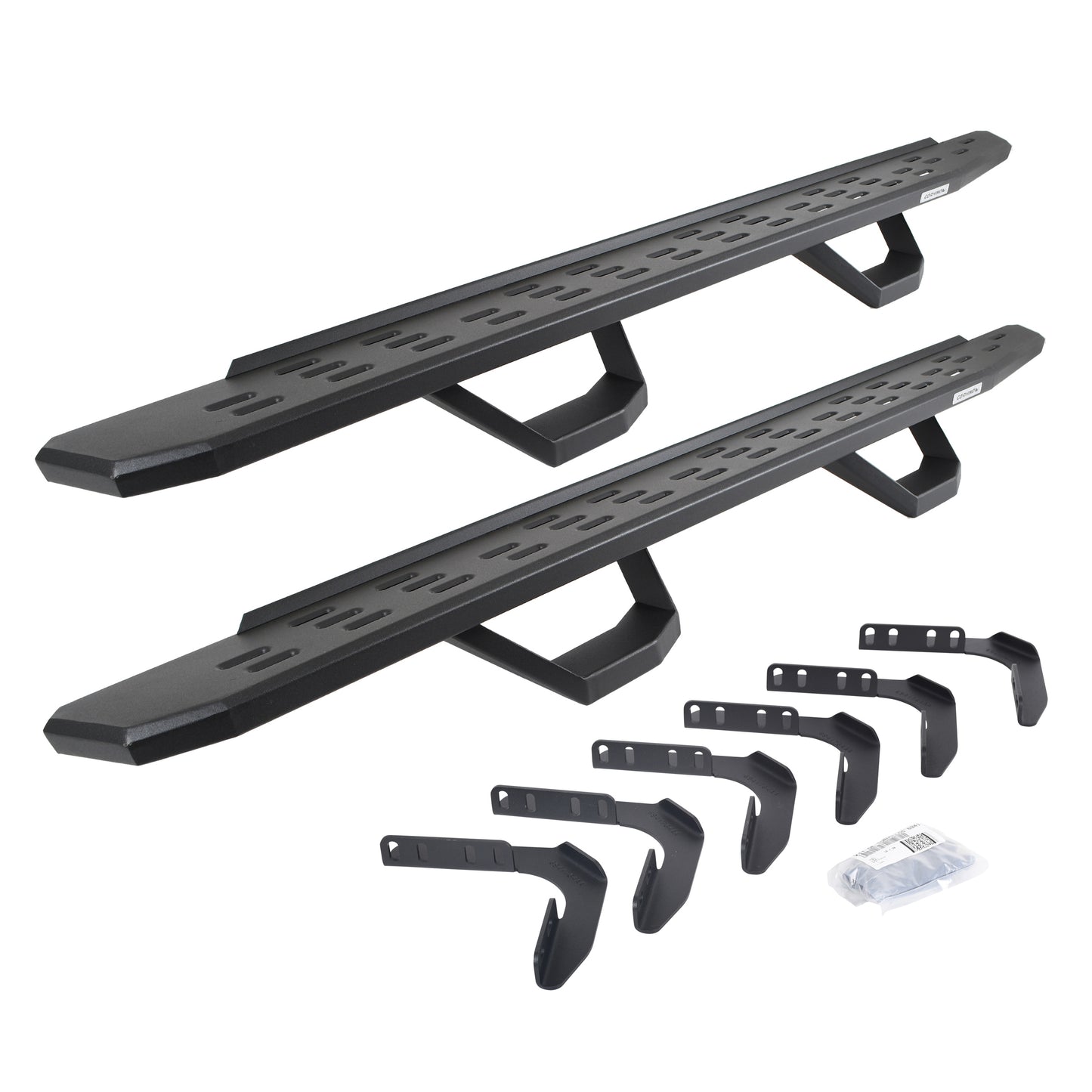 RB30 Running Boards With Mounting Brackets 2 Pairs Drop Steps Kit