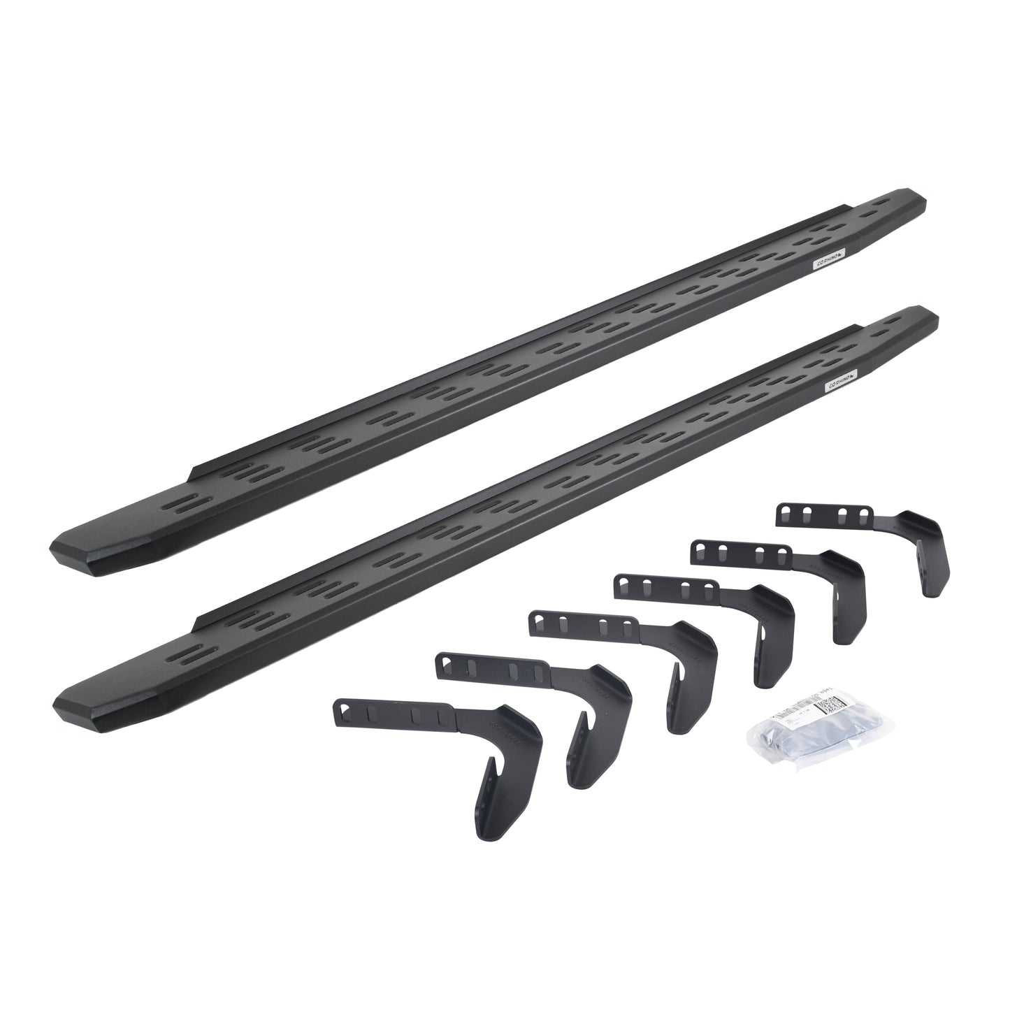 Go Rhino 69617680PC RB30 Running Boards With Mounting Bracket Kit Textured Black