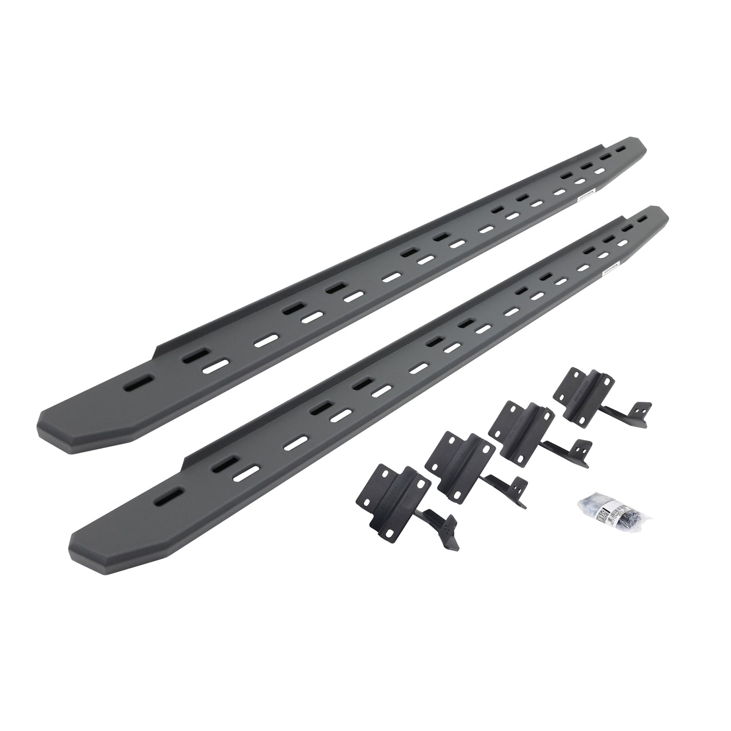 Go Rhino 69617780SPC RB30 Slim Line Running Boards With Mounting Bracket Kit Textured Black