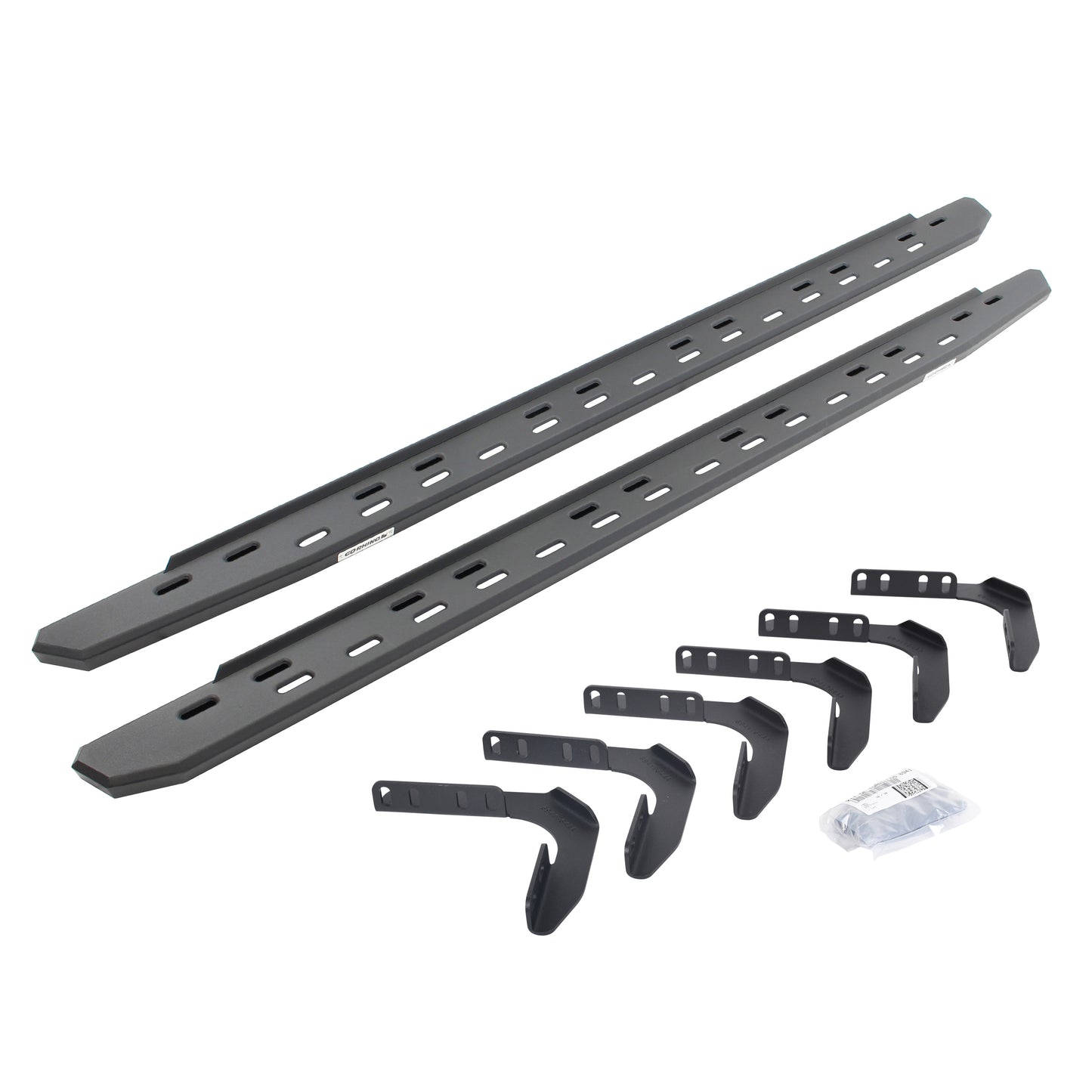 Go Rhino 69618087SPC RB30 Slim Line Running Boards With Mounting Bracket Kit Textured Black