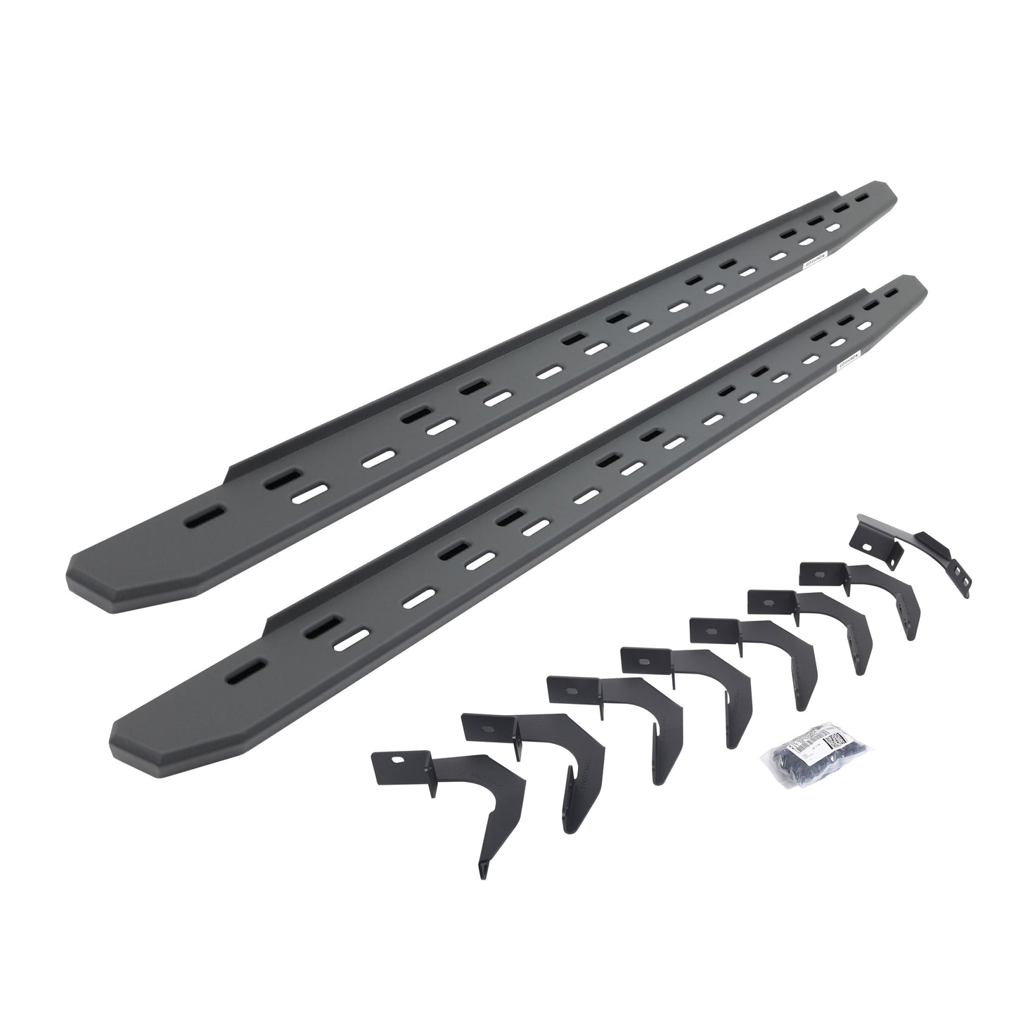 Go Rhino 69623580SPC RB30 Slim Line Running Boards With Mounting Bracket Kit Textured Black