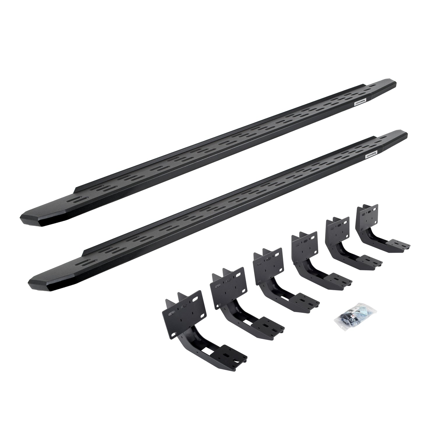 Go Rhino 69630687PC RB30 Running Boards With Mounting Bracket Kit Textured Black