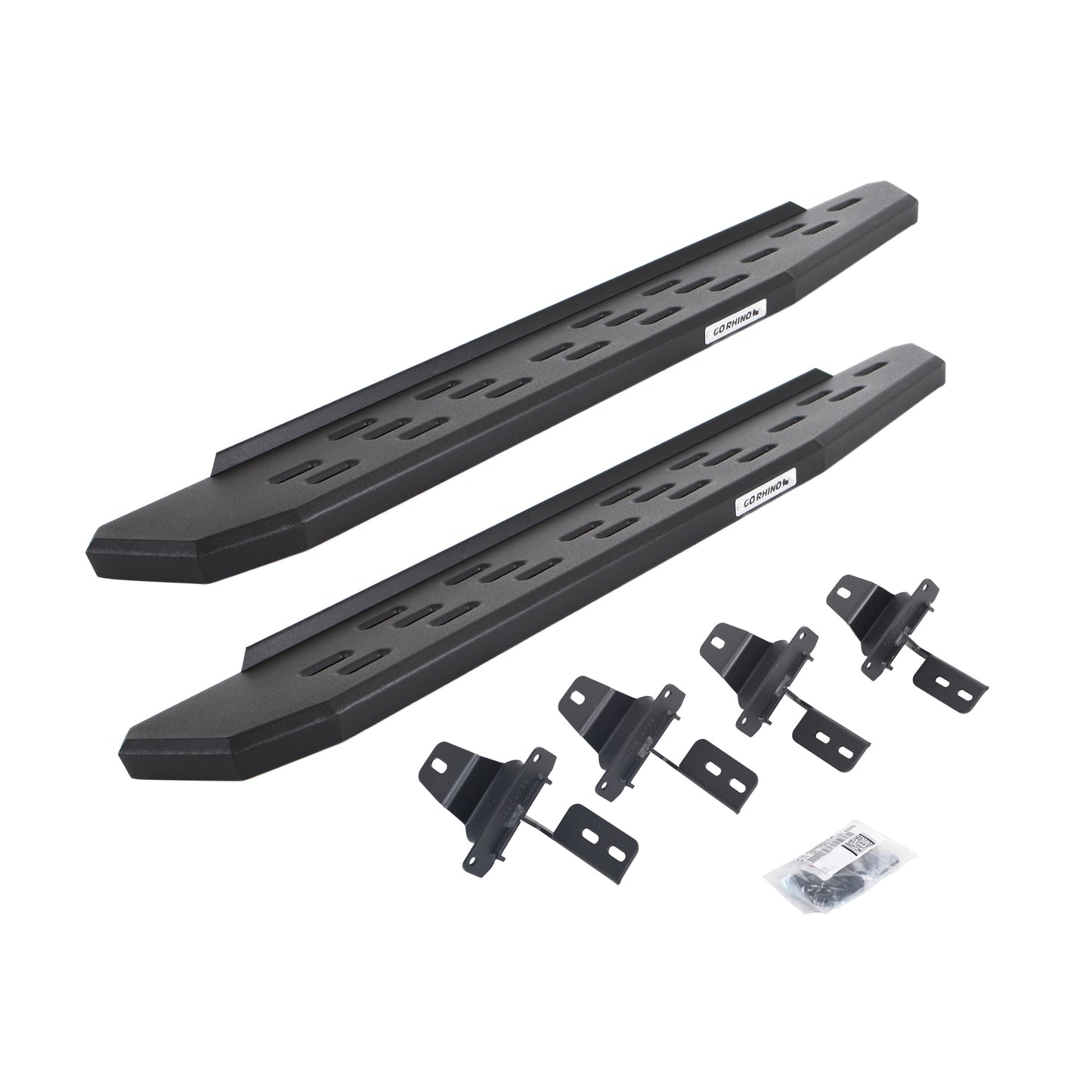 Go Rhino 69692748PC RB30 Running Boards With Mounting Bracket Kit Textured Black