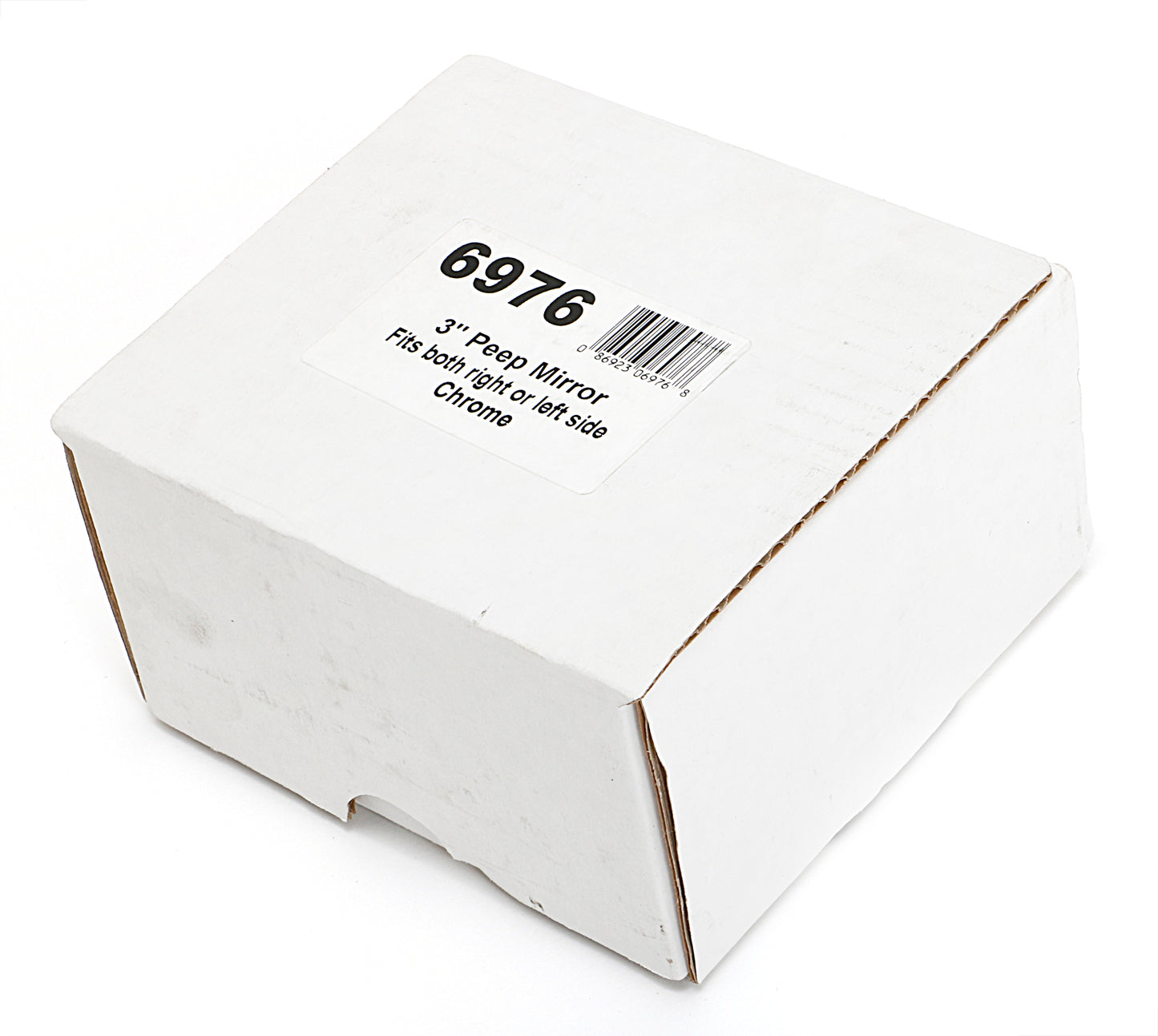 Trans-Dapt Performance Chrome Steel 3 In. Peep Mirror 6976