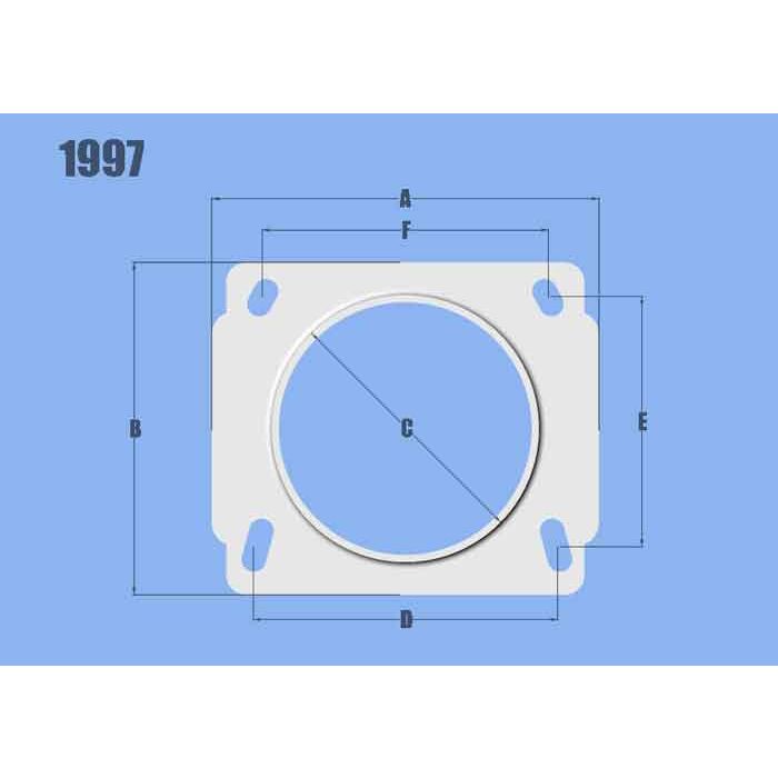 Vibrant Performance - 1997 - Mass Air Flow Sensor Adapter Plate for Nissan Applications