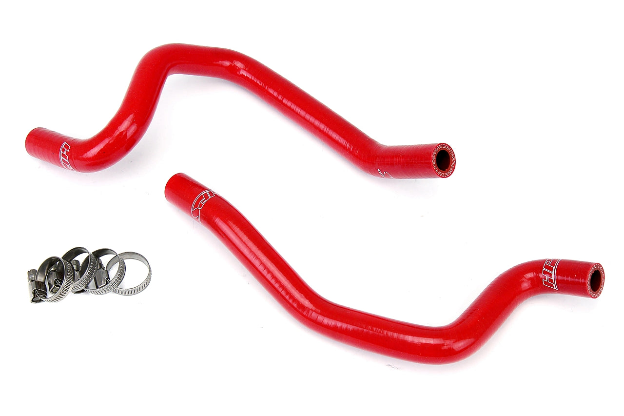 HPS Performance 3-ply Reinforced Silicone Replace OEM Rubber Heater Coolant Hoses 57-1802-RED