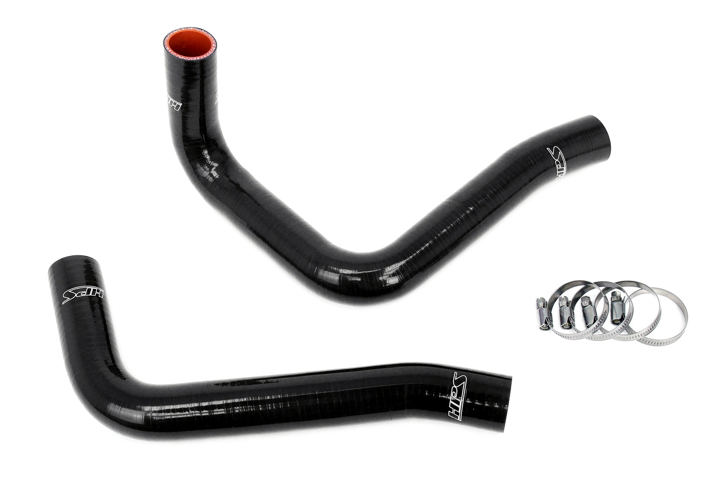 HPS Performance High Temp 3-ply Reinforced Silicone Replaces OEM Rubber Radiator Coolant Hoses 57-2094-BLK