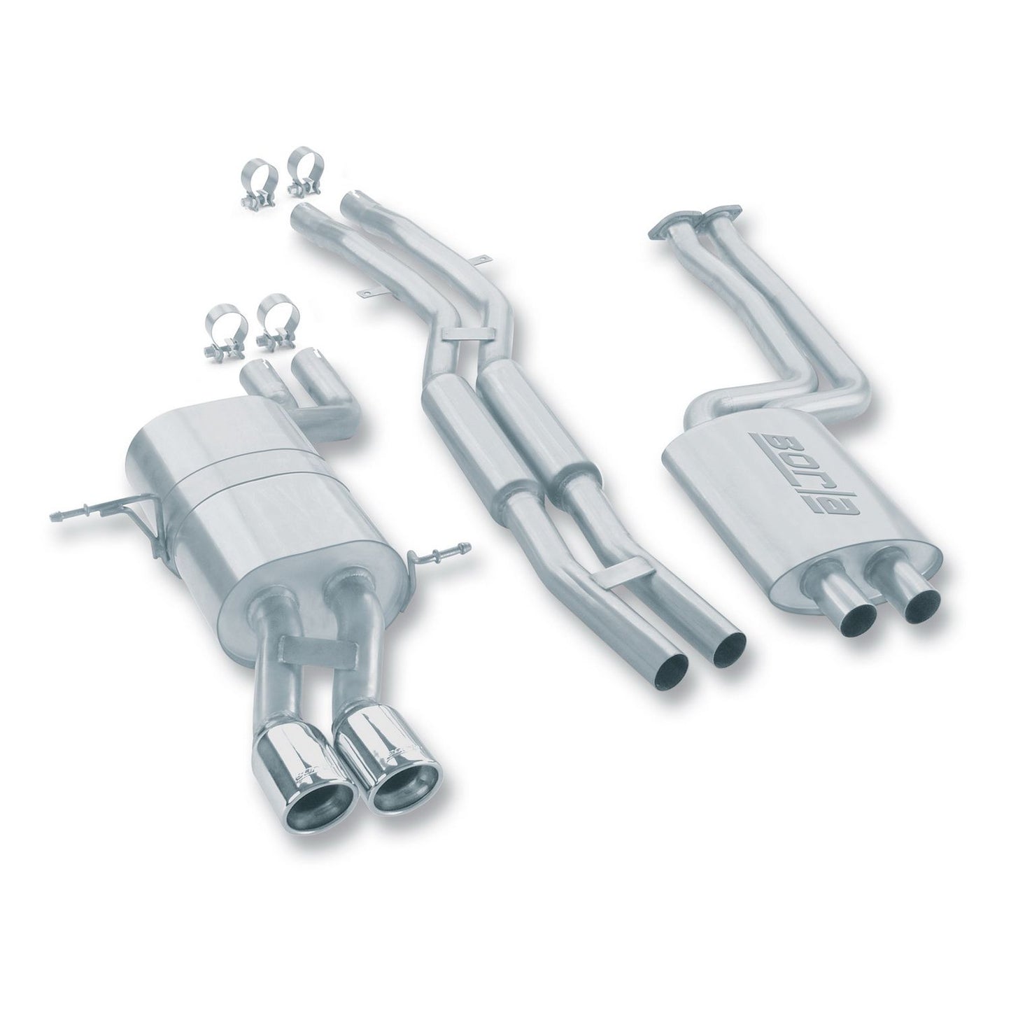 Borla 1999-2006 BMW 323i/ 323ci/ 325i/ 325ci/ 328i/ 328ci/ 330i/ 330ci Cat-Back Exhaust System 140084
