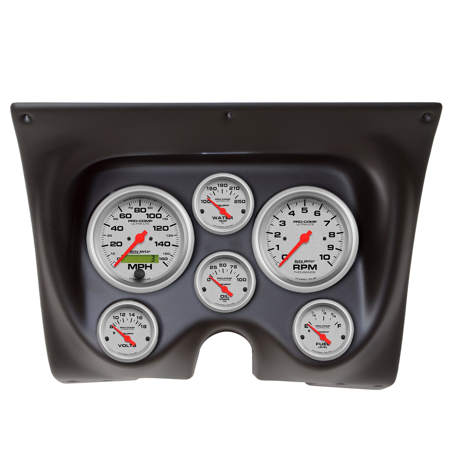 AutoMeter 6 GAUGE DIRECT-FIT DASH KIT CAMARO/FIREBIRD 67-68 ULTRA-LITE 7020-UL