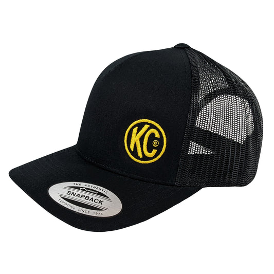 KC HiLiTES KC Curved Bill Trucker Hat - Black - One Size 70213